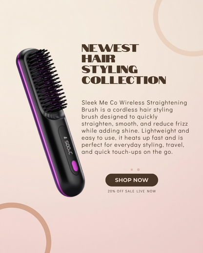 SLEEKME - Straightening brush